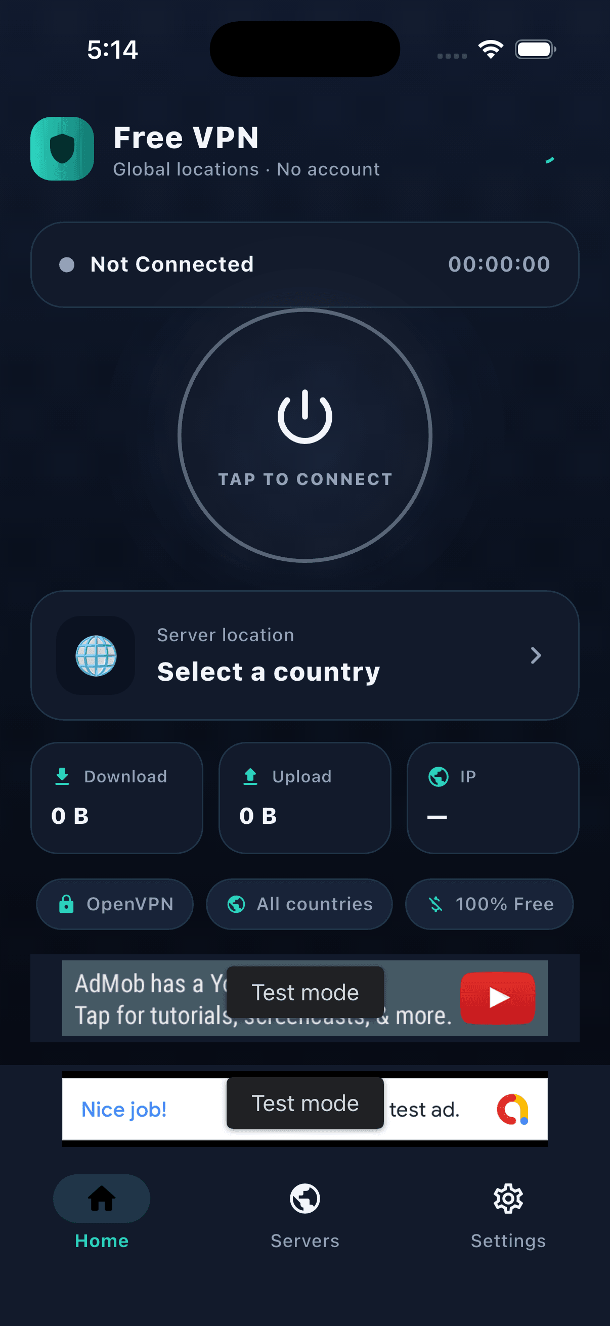 Monvyn VPN screenshot