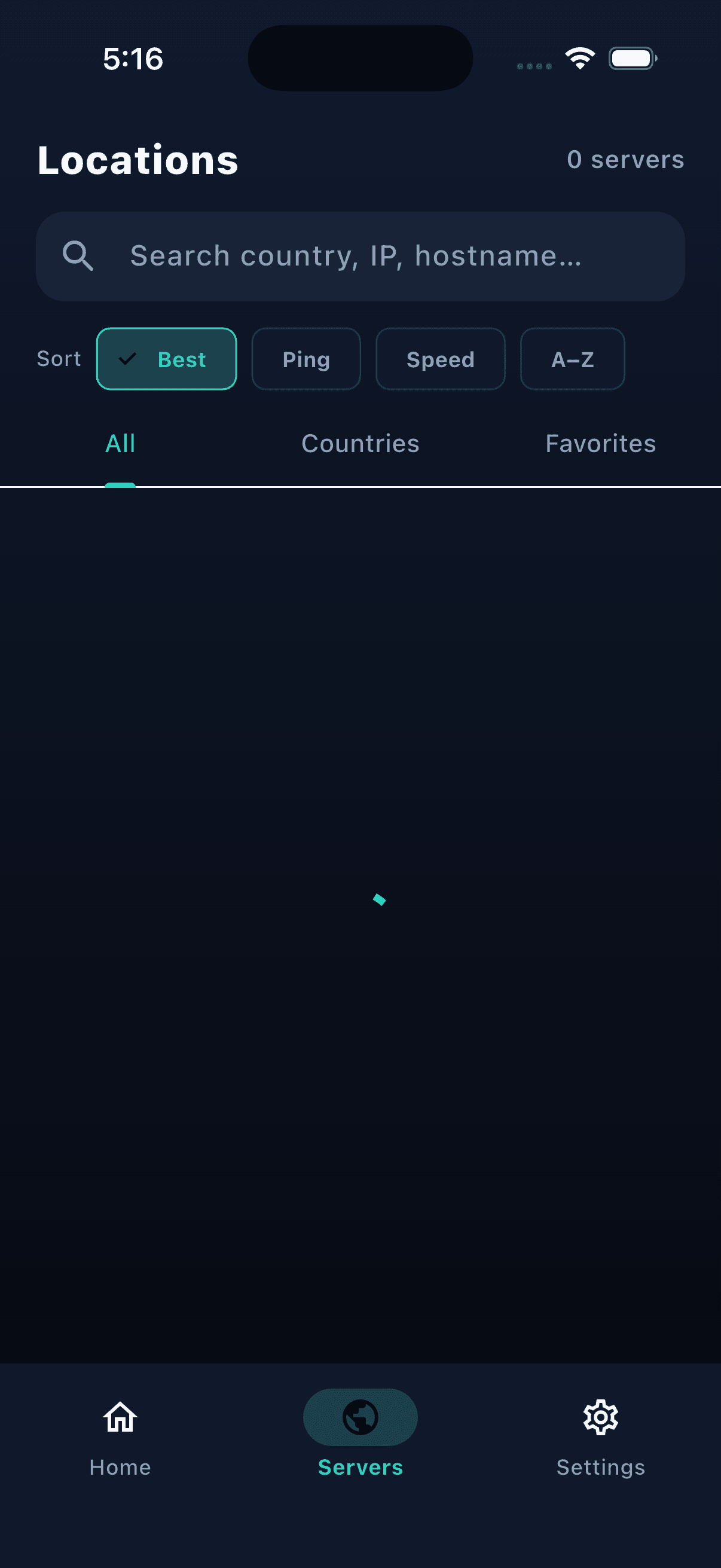 Monvyn VPN server locations list